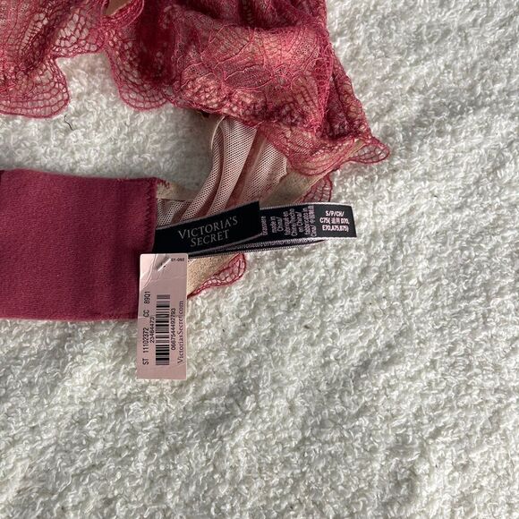 Victoria's Secret Very Sexy Lace Up High Neck Bra Size Small - Picture 5 of 5